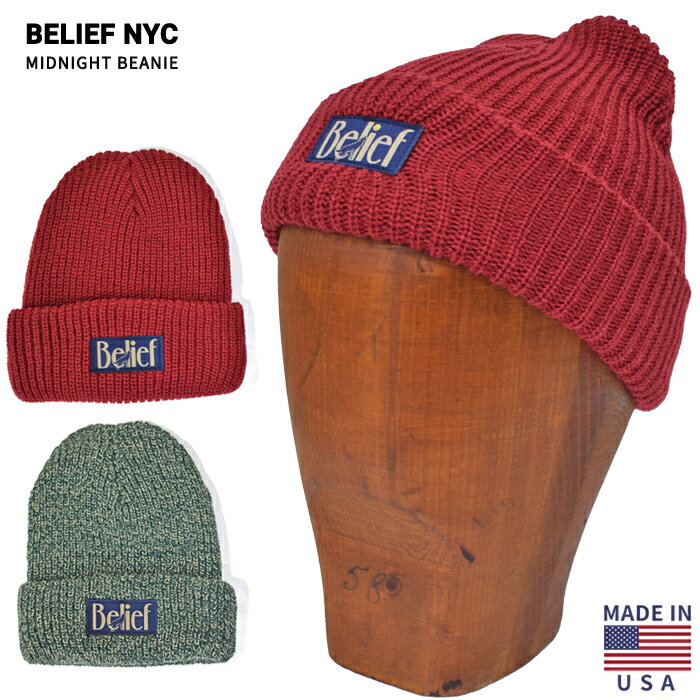 Cap, Hat - BELIEF NYC ビリーフ MIDNIGHT BEANIE ニットキャップ ビーニー 帽子 ニット帽 メンズ レディース ユニセックス ストリート スケート 【メール便発送で送料無料】【バーゲン】
