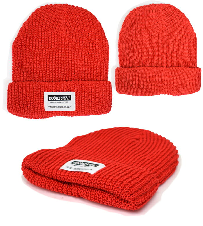 DOUBLE STEAL ダブルスティール Knit Cap ニットキャップ ニット帽 ビーニー 【メ...