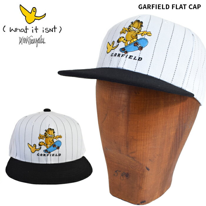 樂天商城 - (What it isNt) ART BY MARK GONZALES × GARFIELD キャップ 帽子 スナップバックキャップ 6-PANEL CAP 6パネルキャップ マークゴンザレス ガーフィールド 2H9-13161