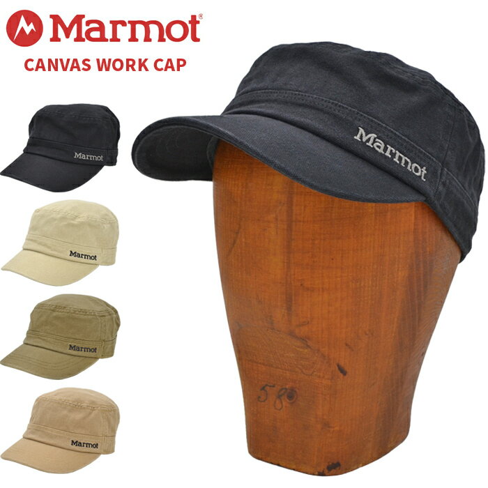 【割引クーポン配布中】 MARMOT マーモット キャップ CANVAS WORK CAP キャンバス ワークキャップ 帽子 ストラップバックキャップ TSFUE203