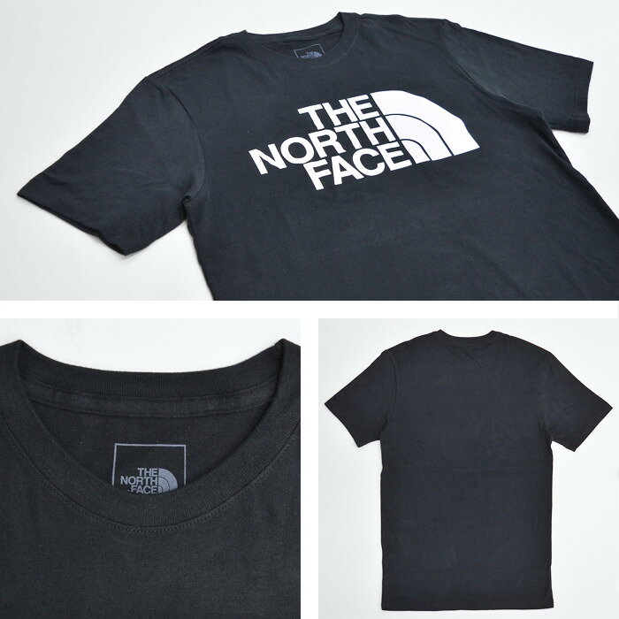 THE NORTH FACE ノースフェイス Tシャツ HALF DOME S/S TEE 半袖 カットソー トップス メンズ S-XL ブラック NF0A4M4P 【単品購入の場合はメール便発送】【バーゲン】