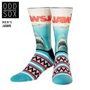 【割引クーポン配布中】 ODD SOX オッドソックス ソックス 靴下 JAWS CREW SOCKS クルーソックス ジョーズ 【ネコポス便発送で送料無料】