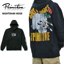 yN[|zzz PRIMITIVE v~eBu p[J[ NIGHTRAIN HOOD XEFbg t[X GUNS N' ROSES  Y M-XL ubN