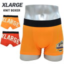 【割引クーポン配布中】 XLARGE エクストララージ ボクサーパンツ アンダーウェア 野球 UNDERWEAR 下着 インナー ショーツ メンズ M-XL レッド オレンジ 18429000 【メール便対応可】