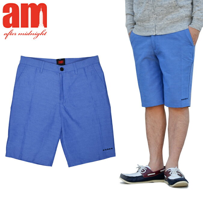 【割引クーポン配布中】 AM エーエム 5 Star Chambray Shorts シャンブレー ショートパンツ メンズ ショーツ 【在庫一掃】