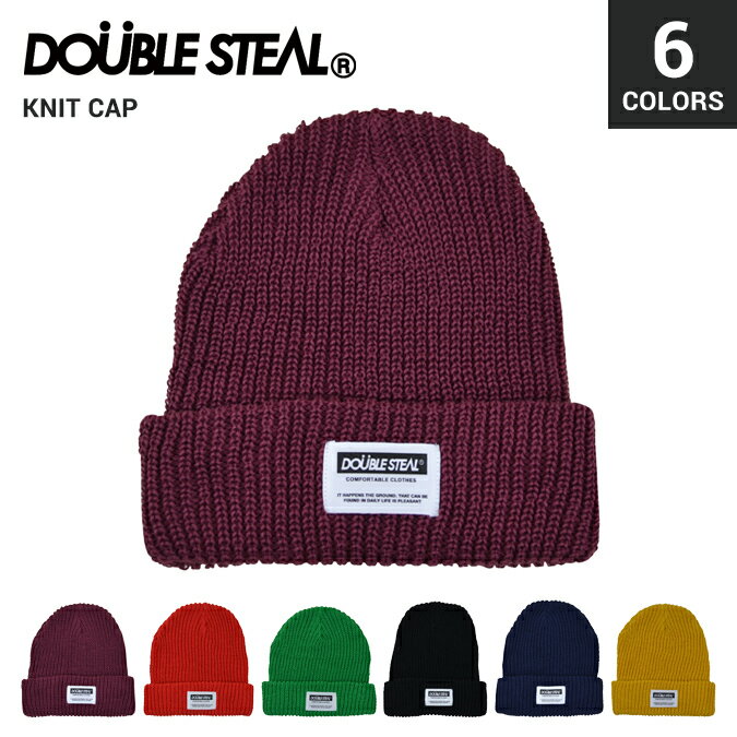 楽天Slow time life【割引クーポン配布中】 DOUBLE STEAL ダブルスティール Knit Cap ニットキャップ ニット帽 ビーニー【RCP】【バーゲン】