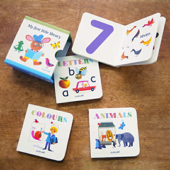 絵本 アラングレ 知育絵本 出産祝い かわいい えほん 英語 セット 外国の絵本 動物 数字 色 イギリス出..