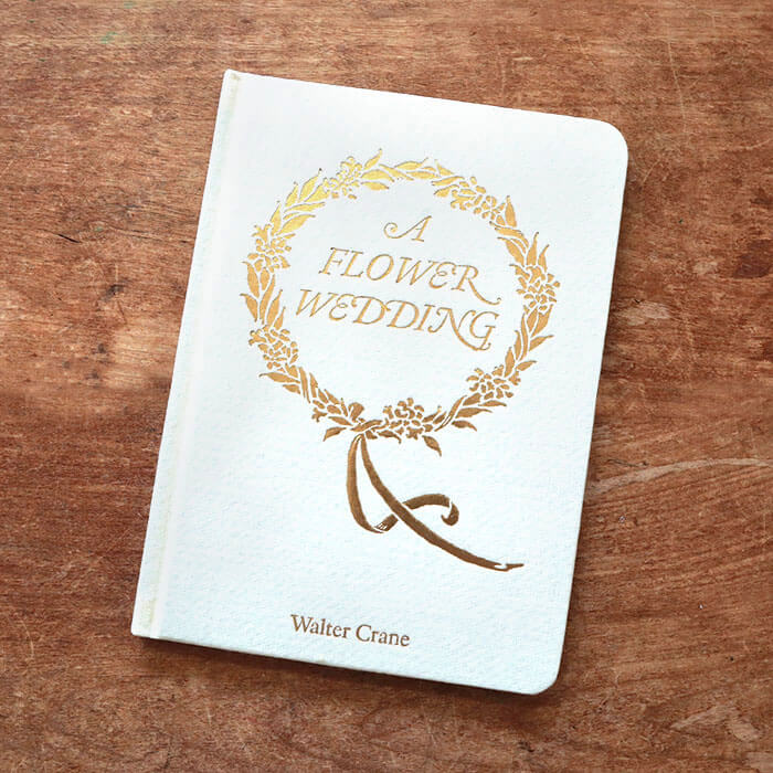 イギリス V&A出版 絵本 A Flower Wedding ウォルター・クレイン 【イラストブック 結婚式 復刻 アート 知育】 【メール便対象品】