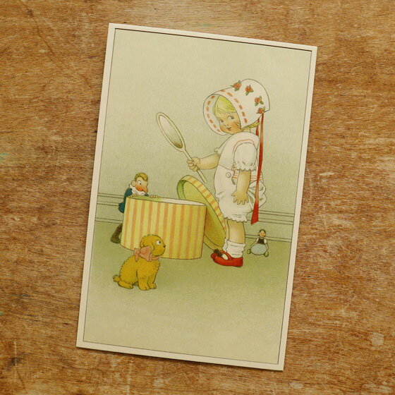 ドイツ製 ポストカード クリスマスカード クリスマス おもちゃ箱 【メール便対象品】