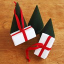 クリスマス オーナメント スウェーデン Larssons Tra ラッセントレー 木製 オーナメント プレゼント ホワイト