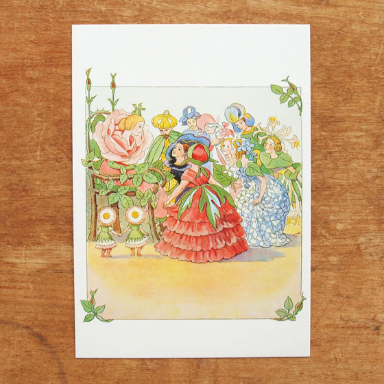 エルサベスコフ ポストカード 2枚セット リーサの庭 ばらの女王 
