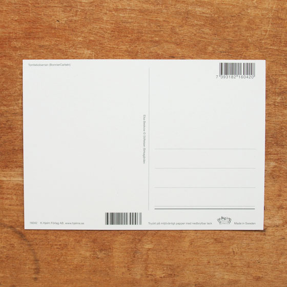 エルサベスコフ ポストカード 2枚セット もりのこびとたち 毛糸 【絵本作家 北欧 かわいい イラスト おしゃれ】【メール便対象品】