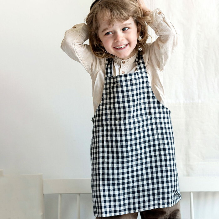 fog linen work フォグリネンワーク リネン キッズ エプロン 【エプロン キッズ 子供 男の子 女の子 おしゃれ お手伝い お料理 工作 かわいい】 【メール便対象品】 その1