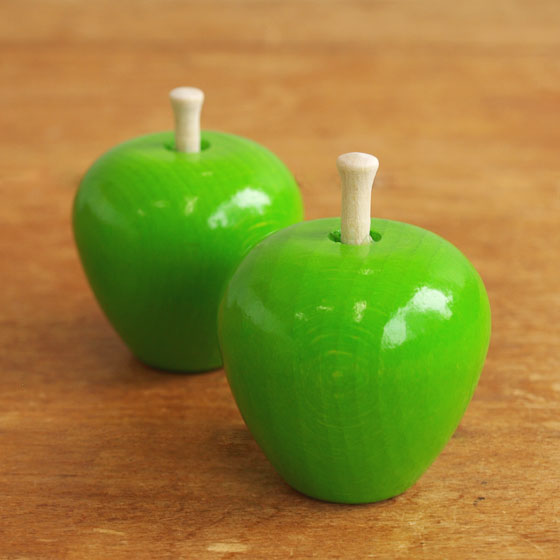 ままごと 食材 キッチン おままごと 木製 おもちゃ ミニセット ドイツ HABA ハバ ままごと 青りんご