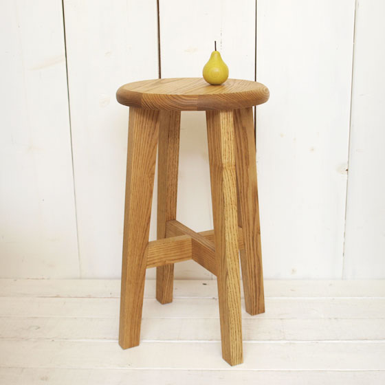 松野屋 日本の丸椅子 小 【椅子 木製 日本製 スツール 椅 イス おしゃれ】