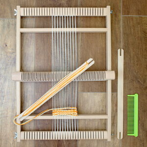 織り機 手織り機 手芸 編み機 知育玩具 おもちゃ 女の子 誕生日 木製 ドイツ ヘルムート ミューラー 手織り機 大