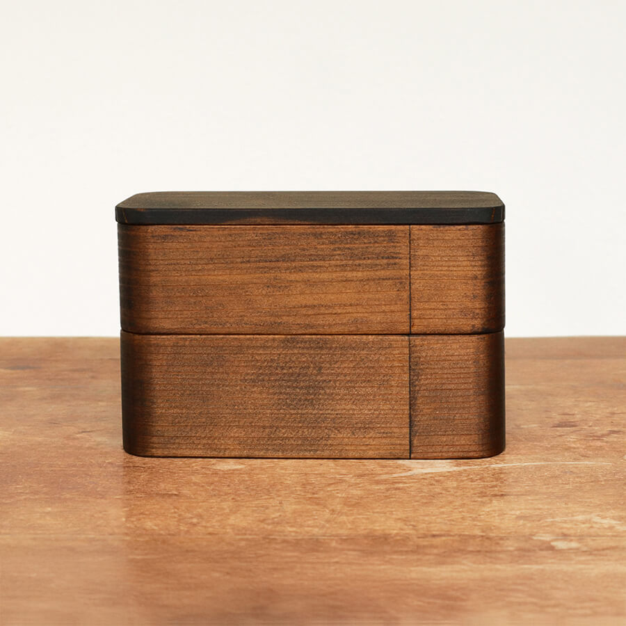 杉の木クラフト弁当箱二段