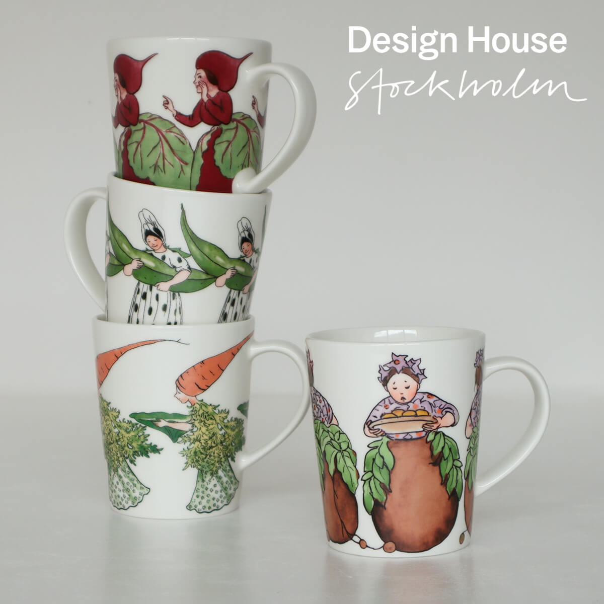 【レビュー特典付き】 スウェーデン Design House Stockholm エルサベスコフ マグカップ 28cl 【 陶器 大きめ かわいい 北欧 カップ マグ 食器 おしゃれ 電子レンジ対応 ギフト Mug with handle】