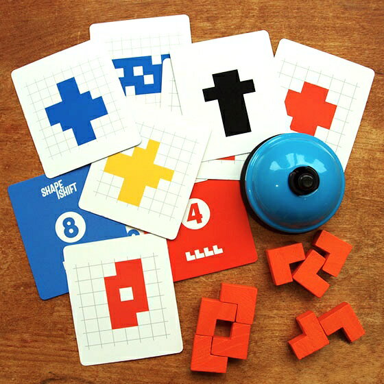 ゲーム パズル おもちゃ 絵合わせ 木製 知育玩具 子供 STEM教育 ステム教育 科学 技術 工学 数学 イギリス STEM シェイプシフトゲームのサムネイル