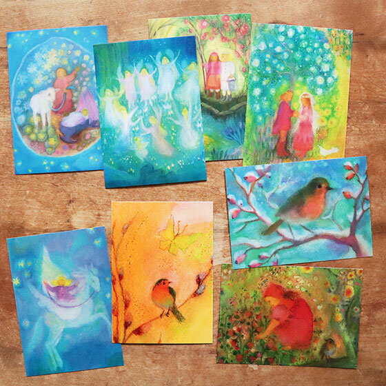 【楽天スーパーSALE30%OFF】 イギリス出版 ポストカード アンジェラ・ココンダ 【絵葉書 ハガキ カード クリスマスカード かわいい おしゃれ シュタイ...