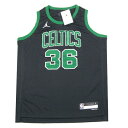 JORDAN【BOYSサイズ★背番号36★SMART】NBA BOSTON CELTICS レプリカ ユニホーム【ブラック/グリーン/ホワイト】新品 ジョーダン ボーイズ メンズ レディース ユース 男女兼用 NIKE ボストンセルティックス バスケットボール ヒップホップ ダンス HIP HOP【NEW YORK買付け】