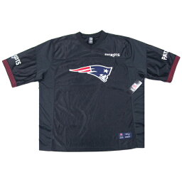 NFL OFFICIAL【海外限定★ツイル*刺繍のビッグロゴ】NFL New England Patriots ゲームジャージ【ブラック 黒】新品 メンズ レプリカ ユニホーム ニューイングランドペイトリオッツ アメリカンフットボール NIKE ナイキ Reebok リーボック PRO STANDARD【NEW YORK買い付け】