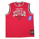 ULTRA GAME【公式ライセンス★ふんだんに刺繍を使った迫力のチームロゴ】NBA CHICAGO BULLS ゲームジャージ【レッド/ブラック/ホワイト】新...