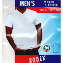 RODEX【薄手★2枚セット★全1色★オーナー愛用★NEW YORKフッドの定番】無地 Vネック Tシャツ【ホワイト 白】新品 メンズ ノーブランド PRO C...
