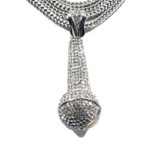 銀メッキ【HIP HOPを象徴するモチーフ★ロングタイプ】Microphone ネックレス【シルバー/90cm】新品 メンズ レディース 男女兼用 SILVER ノーブランド King Ice キングアイス マイクロフォン MC ラップ ラッパー マイク フリースタイル ブリンブリン【NEW YORK買い付け】 銀メッキ【HIP HOPを象徴するモチーフ★ロングタイプ】Microphone ネックレス【シルバー/90cm】新品 メンズ レディース 男女兼用 SILVER ノーブランド King Ice キングアイス マイクロフォン MC ラップ ラッパー マイク フリースタイル ブリンブリン【NEW YORK買い付け】