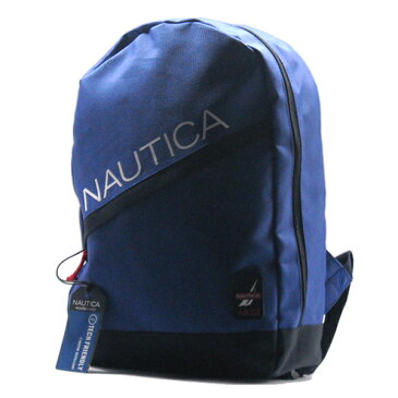 NAUTICA【シンプルな2トーン】ナイロン バックパック【ブルー/ネイビー】新品 ノーティカ メンズ レディース 男女兼用 リュック TOMMY HILFIGER トミーヒルフィガー NIKE ナイキ FILA フィラ Timberland ティンバーランドヒップホップ ダンス HIP HOP