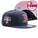 NEW ERA【9FIFTY★1967年WORLD SERIESサイドパッチ★フリーサイズ】MLB BOSTON RED SOX ベースボールキャップ【ネイビー...