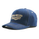 LUCKY BRAND【ワンウォッシュ★チェーン刺繍のブランドロゴ★フリーサイズ】デニムキャップ【ネイビー 紺】新品 ラッキーブランド メンズ レディース 男女兼用 キャップ Ralph Lauren ラルフローレン RRL ダブルアールエル J.CREW ジェイクルー Timberland【NEW YORK買付け】