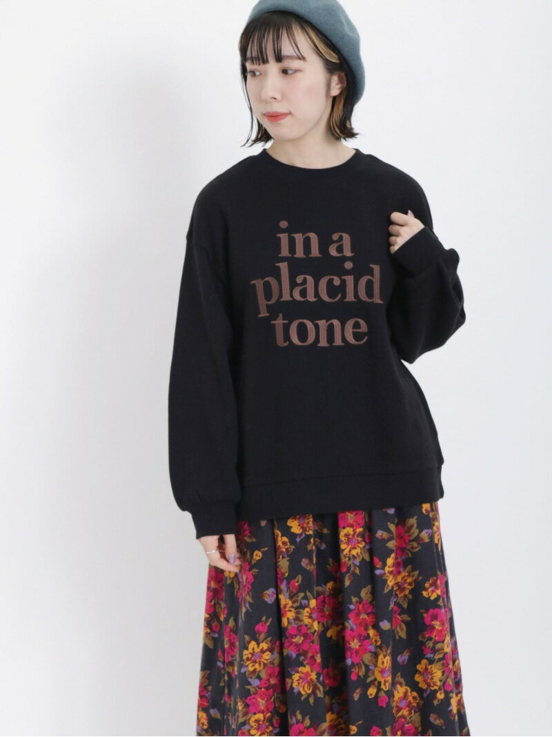 【SALE／50%OFF】飛び裏毛微起毛ロゴ刺繍スウェット Samansa Mos2 サマンサモスモス トップス カットソー・Tシャツ ブラック ホワイト グリーン ピンク【RBA_E】[Rakuten Fashion]のサムネイル