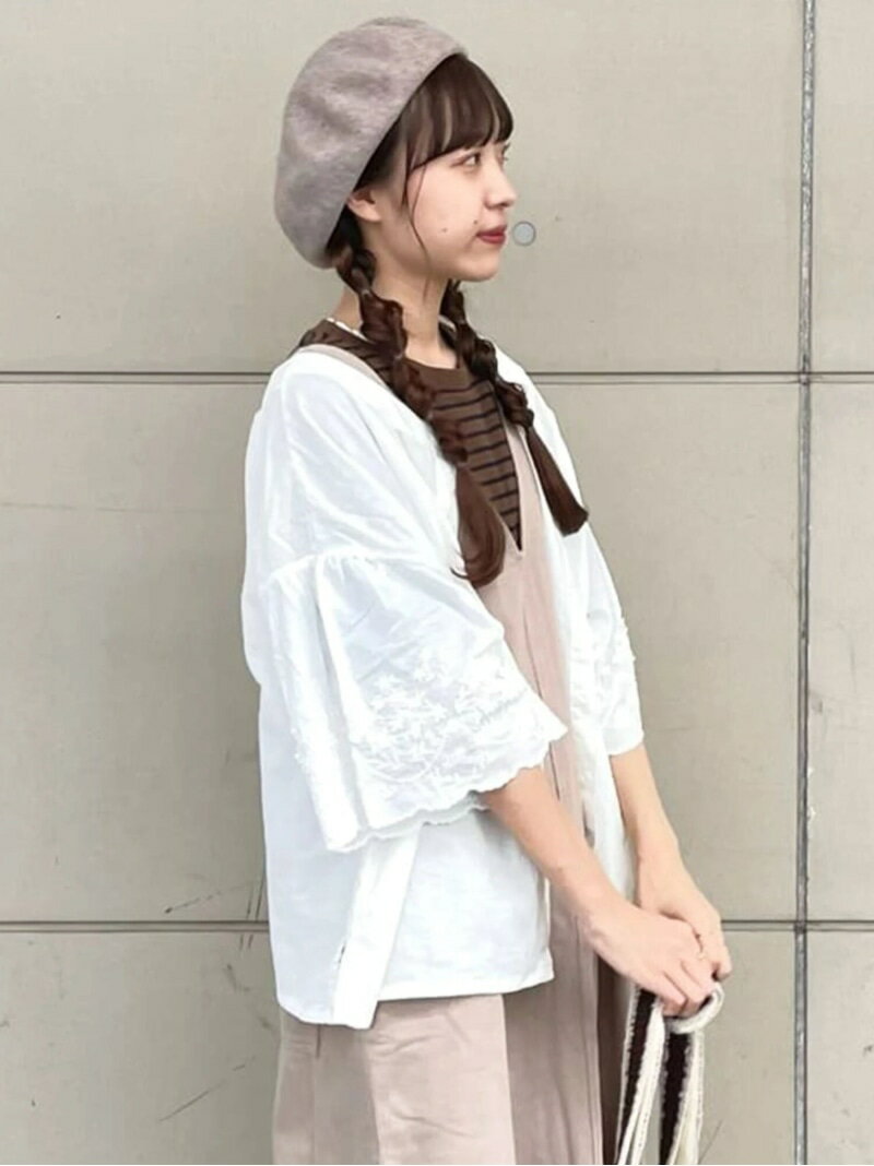 【SALE／64%OFF】袖立体刺繍レース前後2WAYブラウス Samansa Mos2 サマンサモスモス トップス シャツ・ブラウス ホワイト オレンジ イエロー グリーン パープル グレー【RBA_E】[Rakuten Fashion]のサムネイル