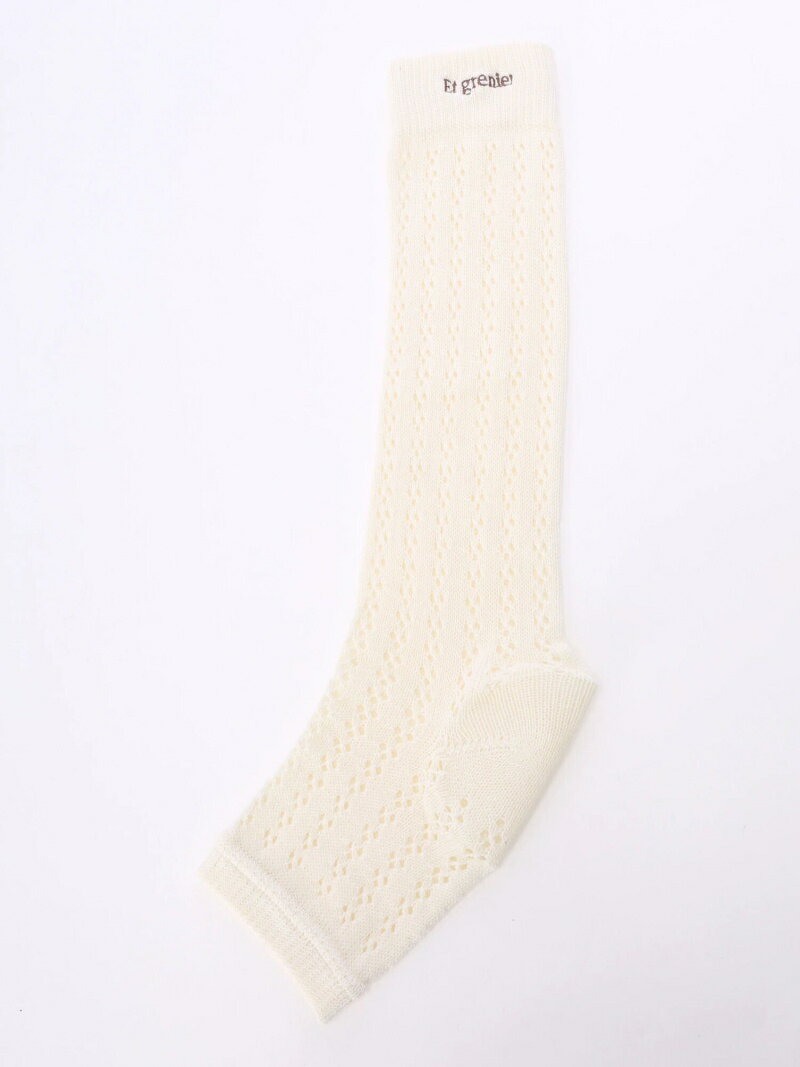 【SALE／61%OFF】透かし柄かかとジェルトレンカ Et grenier by Samansa Mos2 サマンサモスモス ファッショングッズ ソックス/靴下 ホワイト ベージュ グレー【RBA_E】[Rakuten Fashion]