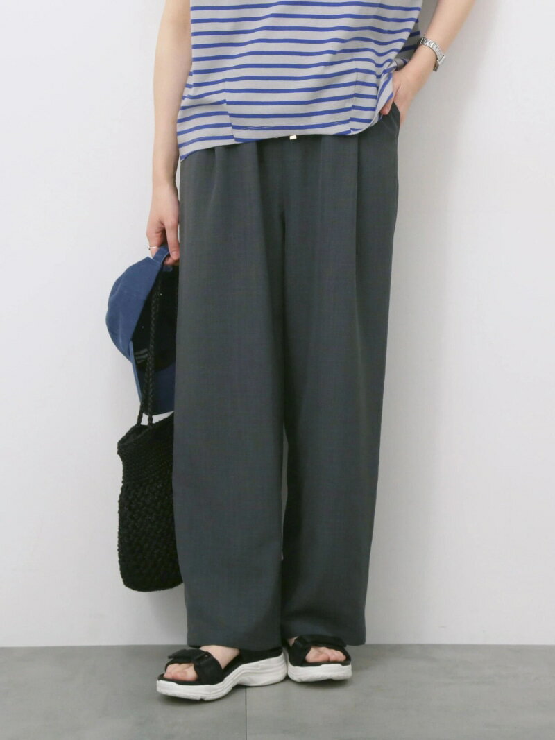 【SALE／60%OFF】リネンタッチイージーパンツ Samansa Mos2 blue サマンサモスモス パンツ その他のパンツ カーキグリーン グレー オレンジ【RBA_E】[Rakuten Fashion]のサムネイル