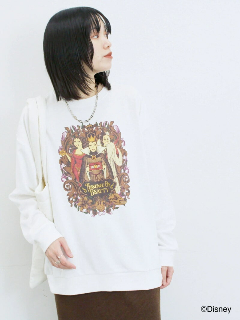 【Disney】ヴィランズ/裏毛スウェット Samansa Mos2 blue サマンサモスモス トップス カットソー・Tシャツ グレー ホワイト ワインレッド【送料無料】[Rakuten Fashion]のサムネイル