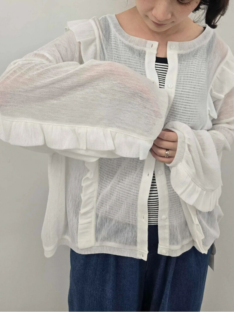 【SALE／60%OFF】シアーフリル前後2WAYカットソー SM2 サマンサモスモス トップス カットソー・Tシャツ レッド ブラック ホワイト【RBA_E】[Rakuten Fashion]