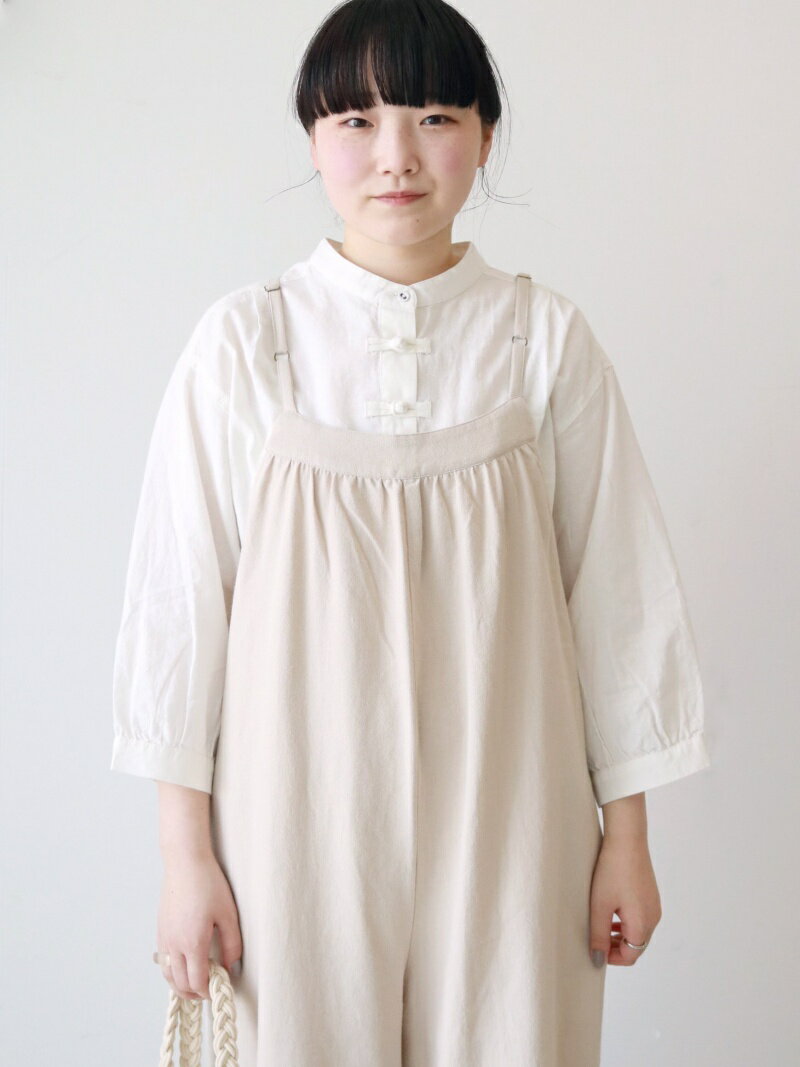 【SALE／65%OFF】SM2/チャイナ釦七分袖ブラウス Samansa Mos2 サマンサモスモス トップス シャツ・ブラウス ホワイト グレー【RBA_E】[Rakuten Fashion]のサムネイル