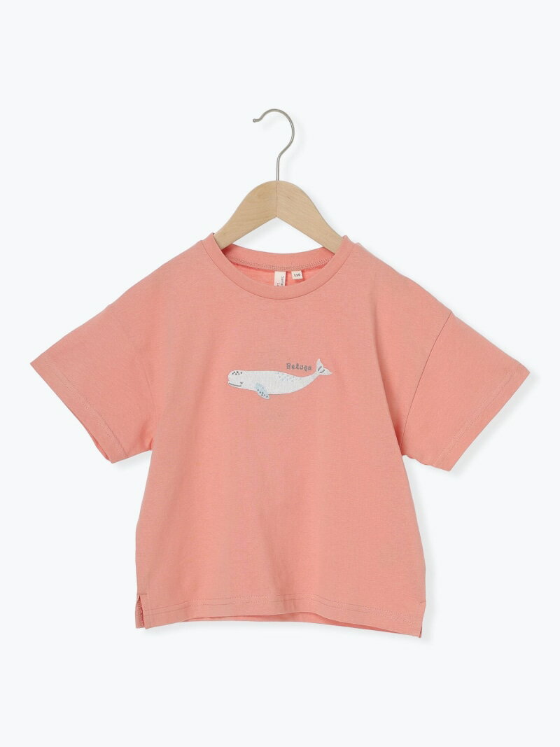 【SALE／53%OFF】【吸水速乾】海の生き物刺繍Tシャツ Samansa Mos2 Lagom サマンサモスモス トップス カットソー・Tシャツ ブルー ピンク イエロー【RBA_E】[Rakuten Fashion]のサムネイル