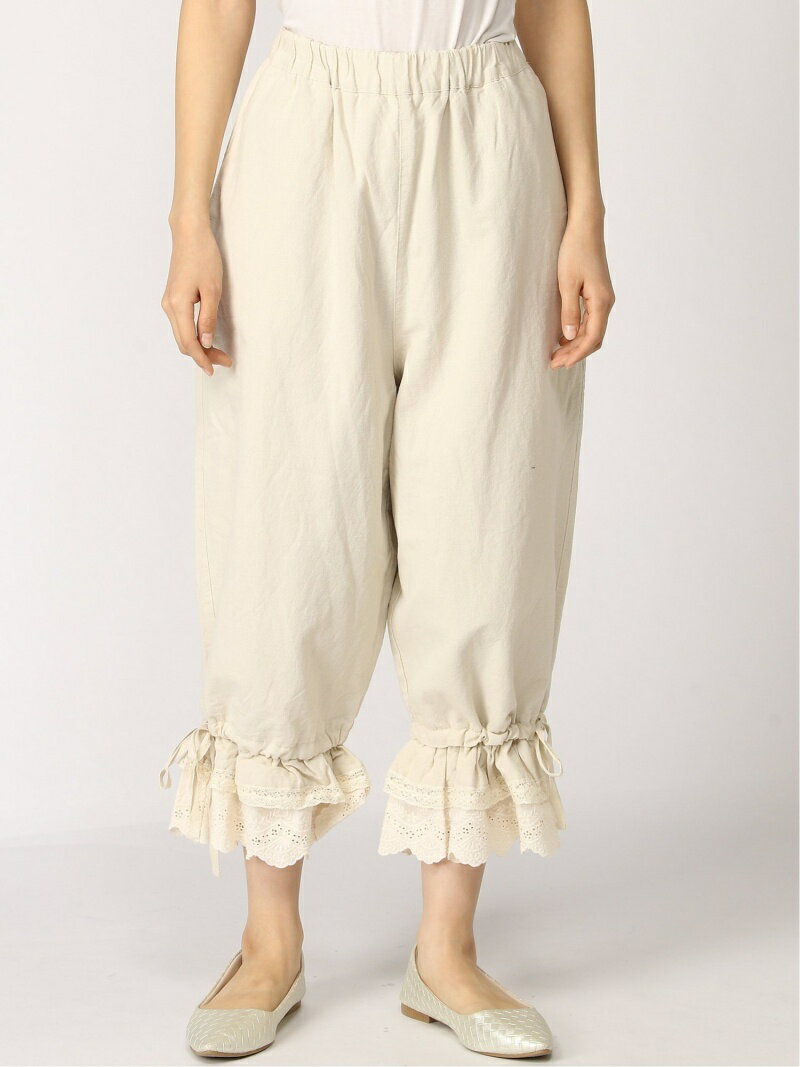 【SALE／60%OFF】裾レースパンツ Samansa Mos2 サマンサモスモス パンツ その他のパンツ ブラウン グレー ホワイト【RBA_E】[Rakuten Fashion]のサムネイル