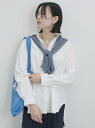 【SALE/50%OFF】【イージーケア】マルチスタイルシャツ Samansa Mos2 blue サマンサモスモス トップス シャツ・ブラウス グリーン ホワ...