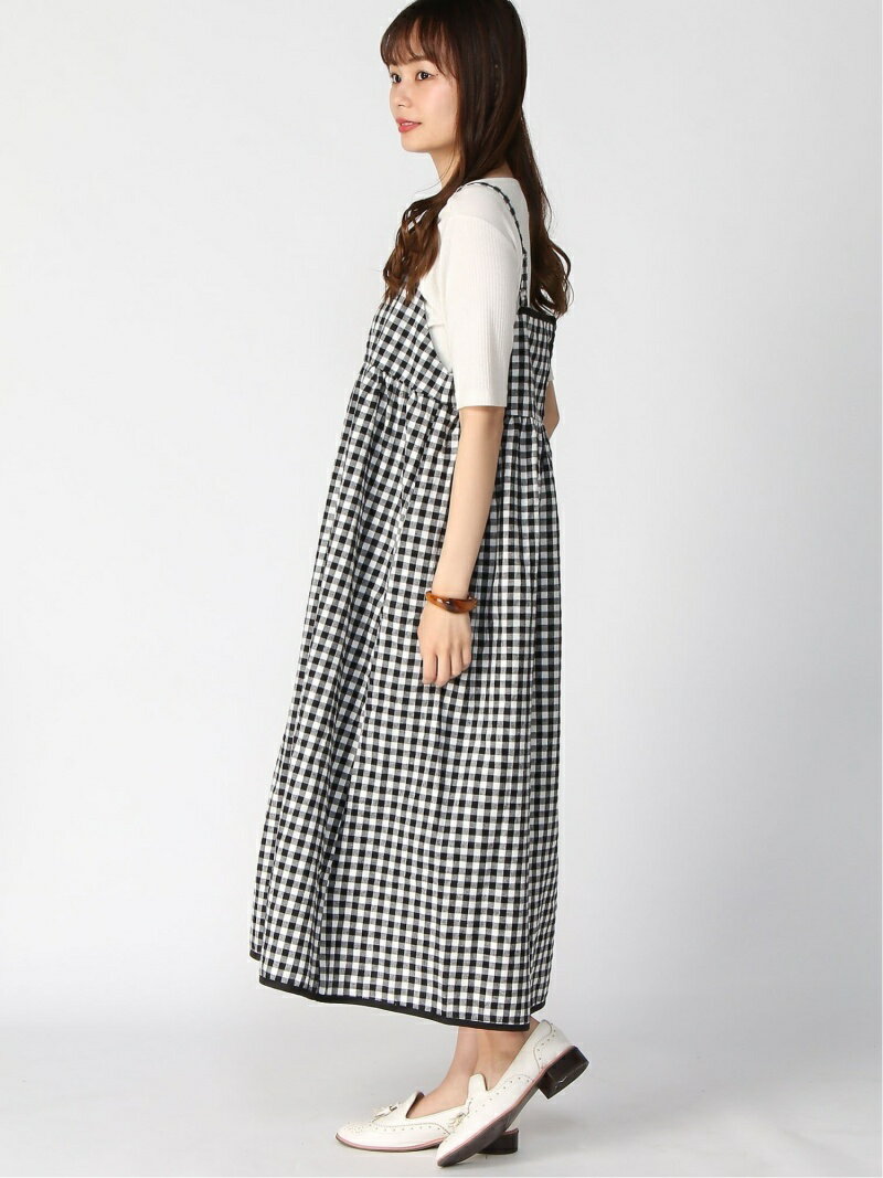 楽天市場 Sale 50 Off Samansa Mos2 綿麻ギンガムチェックキャミワンピ Samansa Mos2 サマンサモスモス ワンピース キャミワンピース カーキ ブラック ブルー ベージュ Rba E Rakuten Fashion Sm２ サマンサモスモス