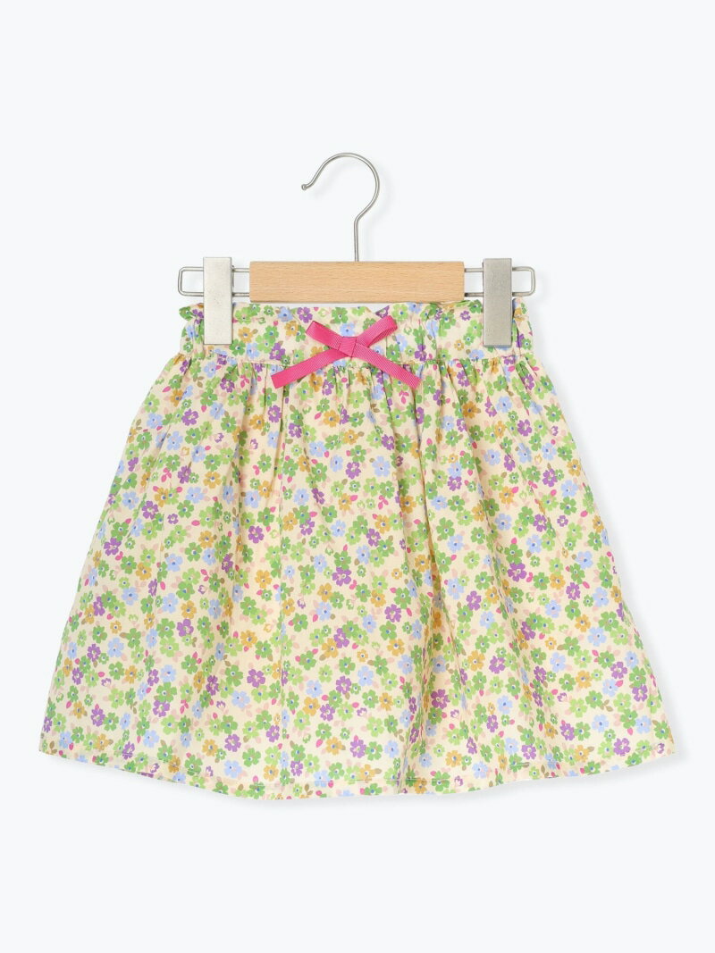 花柄スカパン Samansa Mos2 Lagom サマンサモスモス スカート その他のスカート グリーン ベージュ【送料無料】[Rakuten Fashion]