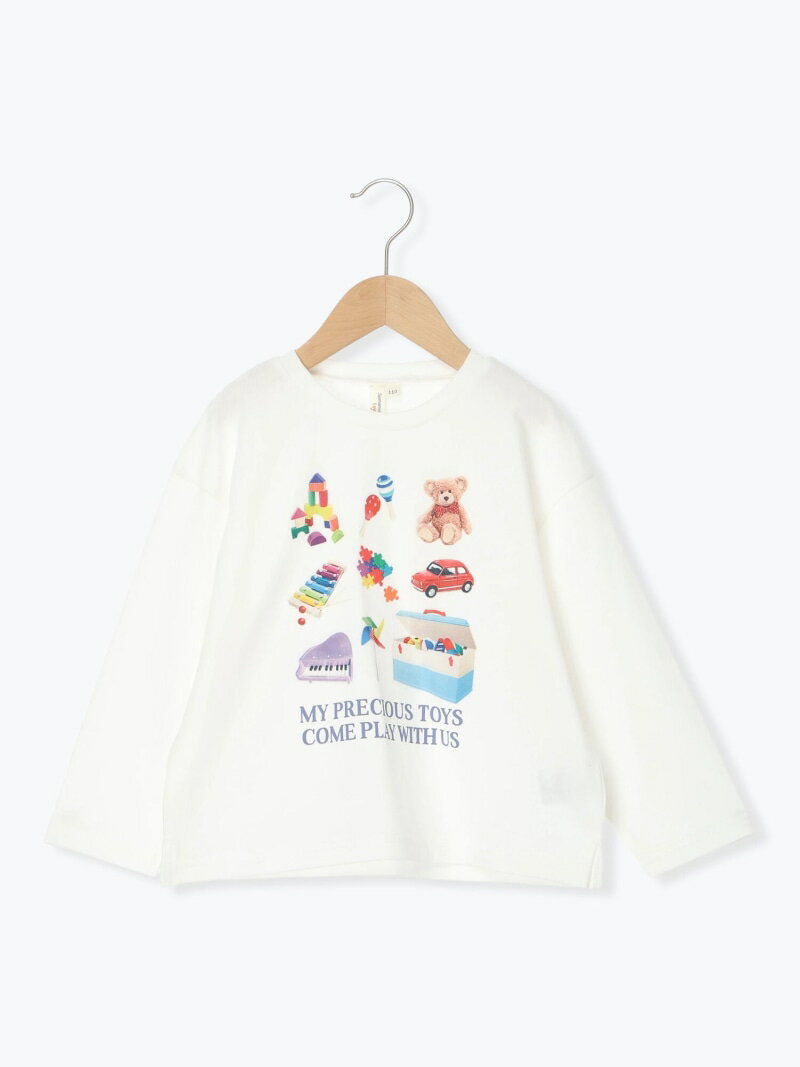 ◎おもちゃプリントロンT Samansa Mos2 Lagom サマンサモスモス トップス カットソー・Tシャツ ブラウン ホワイト[Rakuten Fashion]