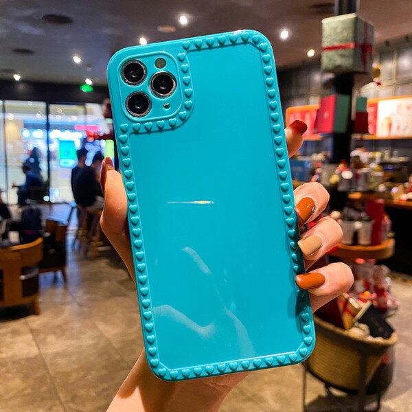 Rakuten - iPhoneSE3 iPhoneSE2 iPhone 7 iPhone 8 対応 背面ケース ケース カバー 耐衝撃 ソフトTPU 光沢 くすみカラー 凹凸 シンプル 可愛い おしゃれ