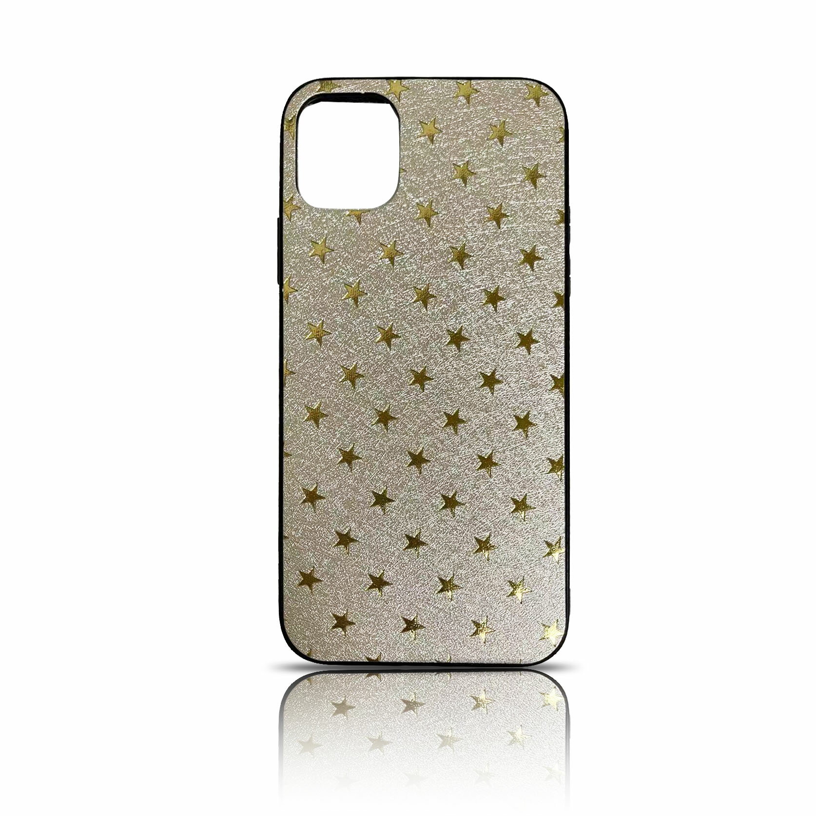 半額！ iPhone 12mini 背面ケース ケース カバー 保護 キラキラ 光沢 ゴールド 星 スター シンプル おしゃれ 可愛い カラーバリエーション ゴールド