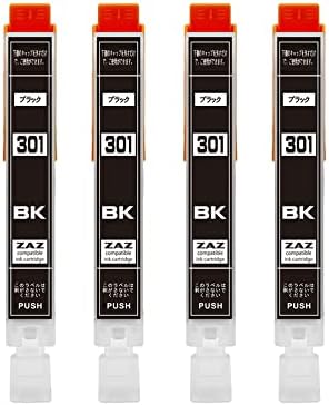 樂天商城 - BCI-301BK ブラック×4本 対応機種 PIXUS TS7530 互換 インクカートリッジ （BCI-301+300/5MP ブラック 4個） ICチップ付き 残量表示可能 ink-802-2set