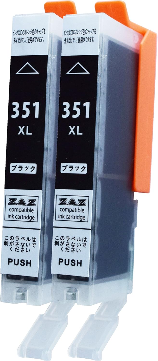 BCI-351XL BK ߴ ֥å2ܥå 2ĥå б PIXUS / MG7530F MG7530 MG7130 MG6730 MG6530 MG6330 MG5630 MG5530 MG5430 MX923 iP7230 iP8730 iX6830 ZAZ BCI-351BK BCI-351XLBK  ICåդ ɽǽ