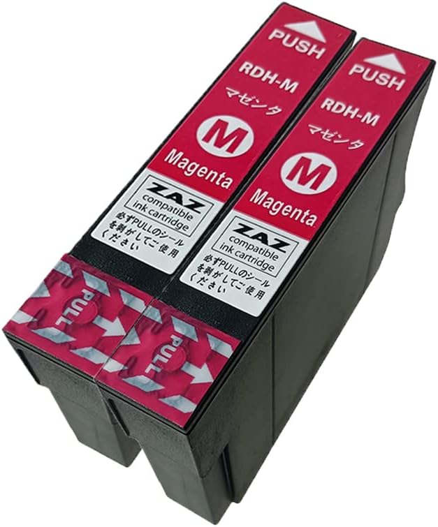 乐天商城 - RDH-M マゼンタ 2個セット リコーダー 対応機種：PX-048A PX-049A ZAZ 互換インクカートリッジ ICチップ付き 残量表示可能